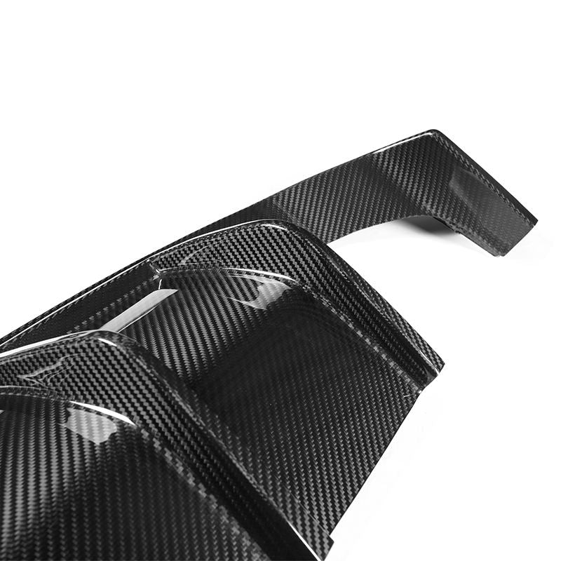 BMW M3 F80 / M4 F82 F83 Diffusore Posteriore GT Stile 3 Pezzi in Carbonio Prepreg Secco di OPTIC (2014-2019)