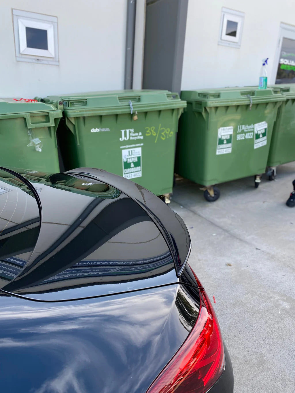 Mercedes CLA W118 Spoiler Posteriore Stile P Nero Lucido (2019+)