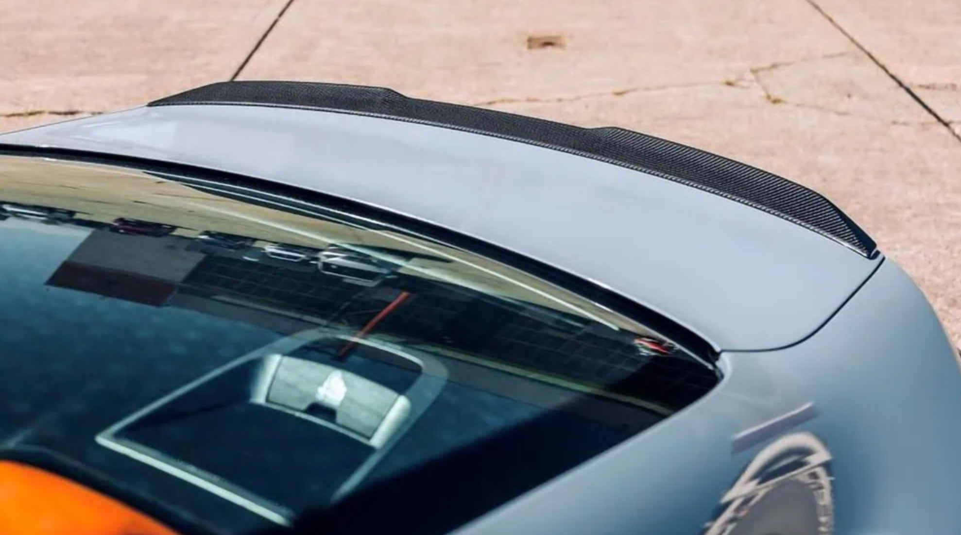 BMW Serie 4 G22 / M4 G82 Spoiler Posteriore M Stile in Carbonio Prepreg Nero Lucido di OPTIC (2020+)