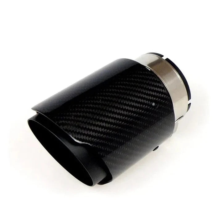 BMW Serie 3 335I/335D (E90/E91/E92/E93) Terminali di scarico in carbonio taglio obliquo