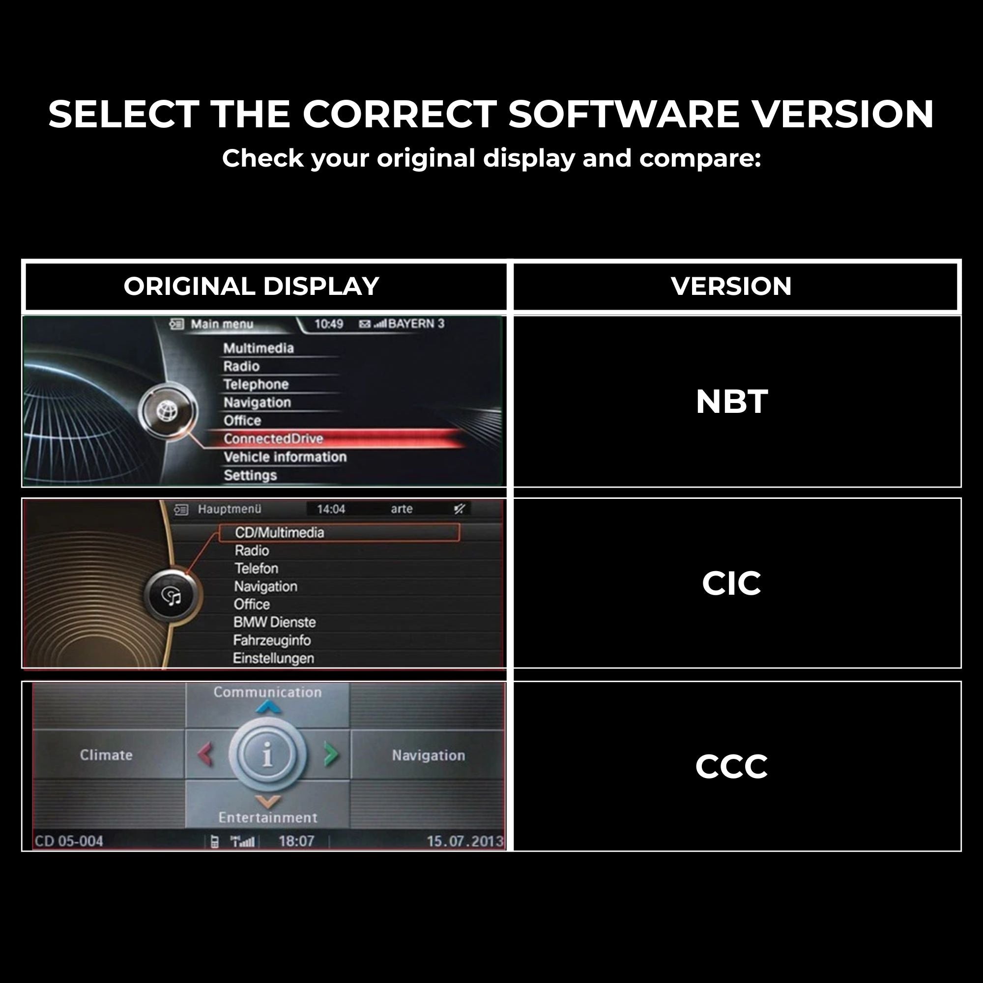 BMW X5/X6 E70/E71 | 12.3" Display Touchscreen Apple CarPlay/Android Auto | (2007-2014)