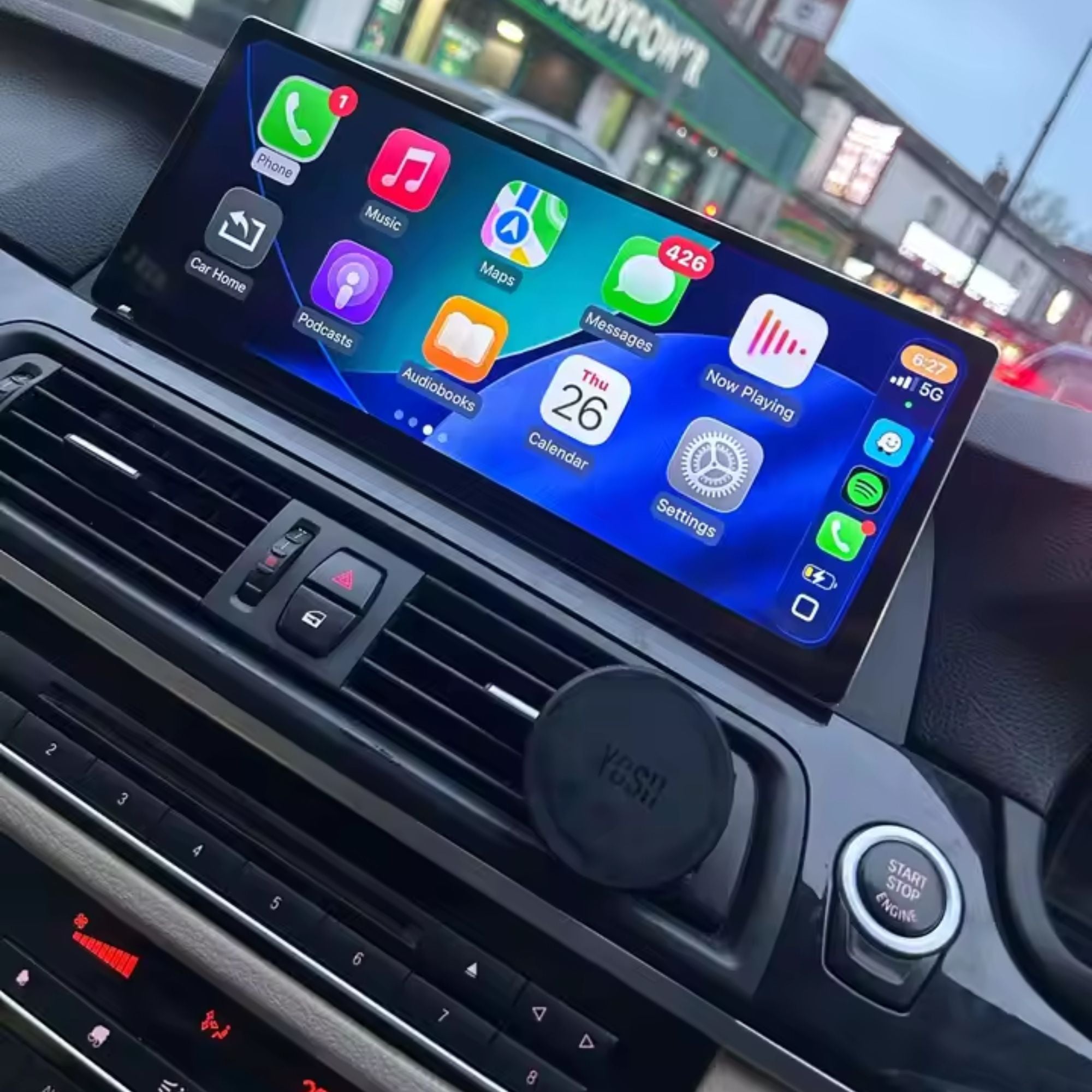BMW Serie 5 & M5 F10/F11 | 12.3" Display Touchscreen Apple CarPlay/Android Auto | (2010-2017)