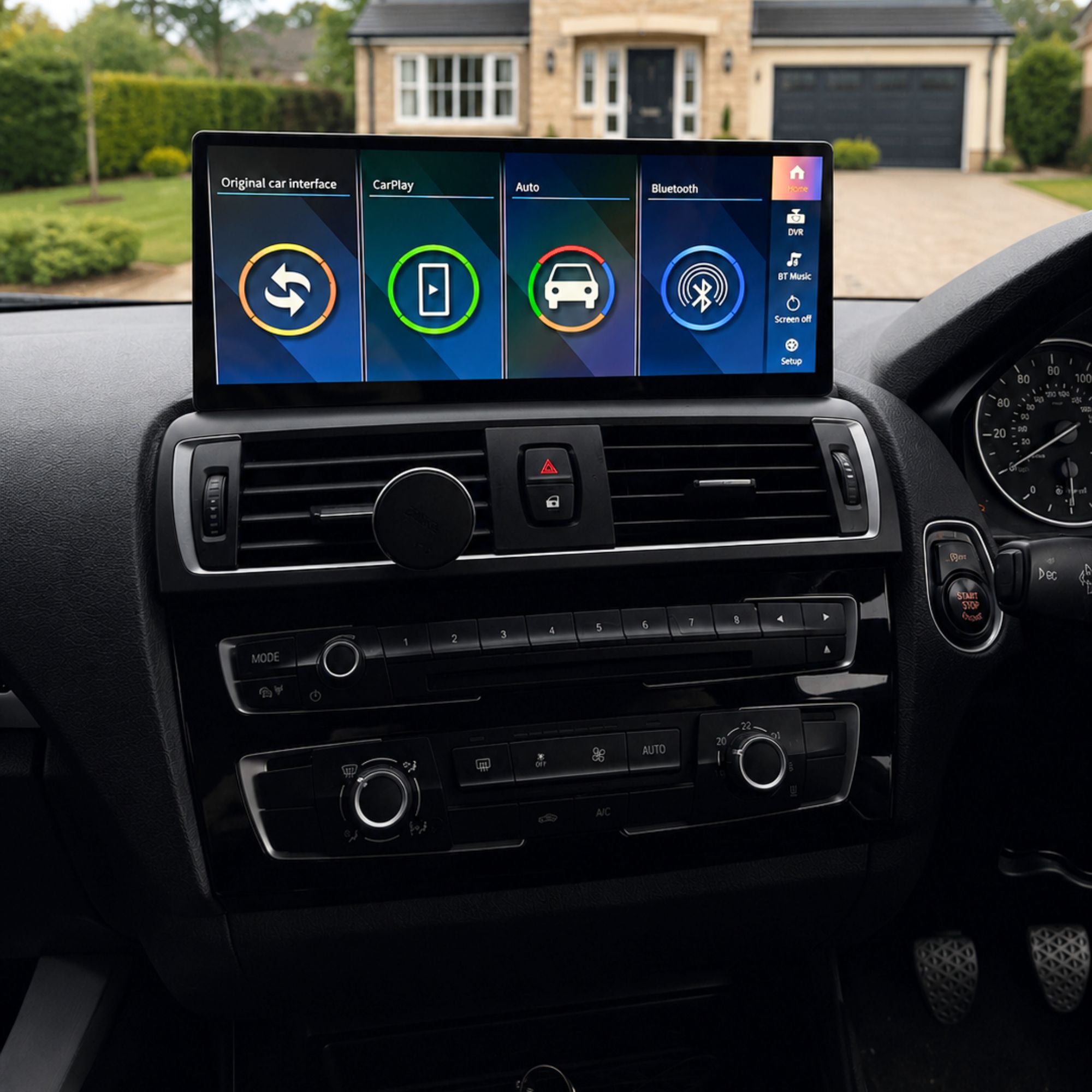 BMW Serie 3/4 F30/F31/F34/F32/F33/F36 | M3/M4 F80/F82/F83 | 12.3" Display Touchscreen Apple CarPlay/Android Auto | (2011-2020)