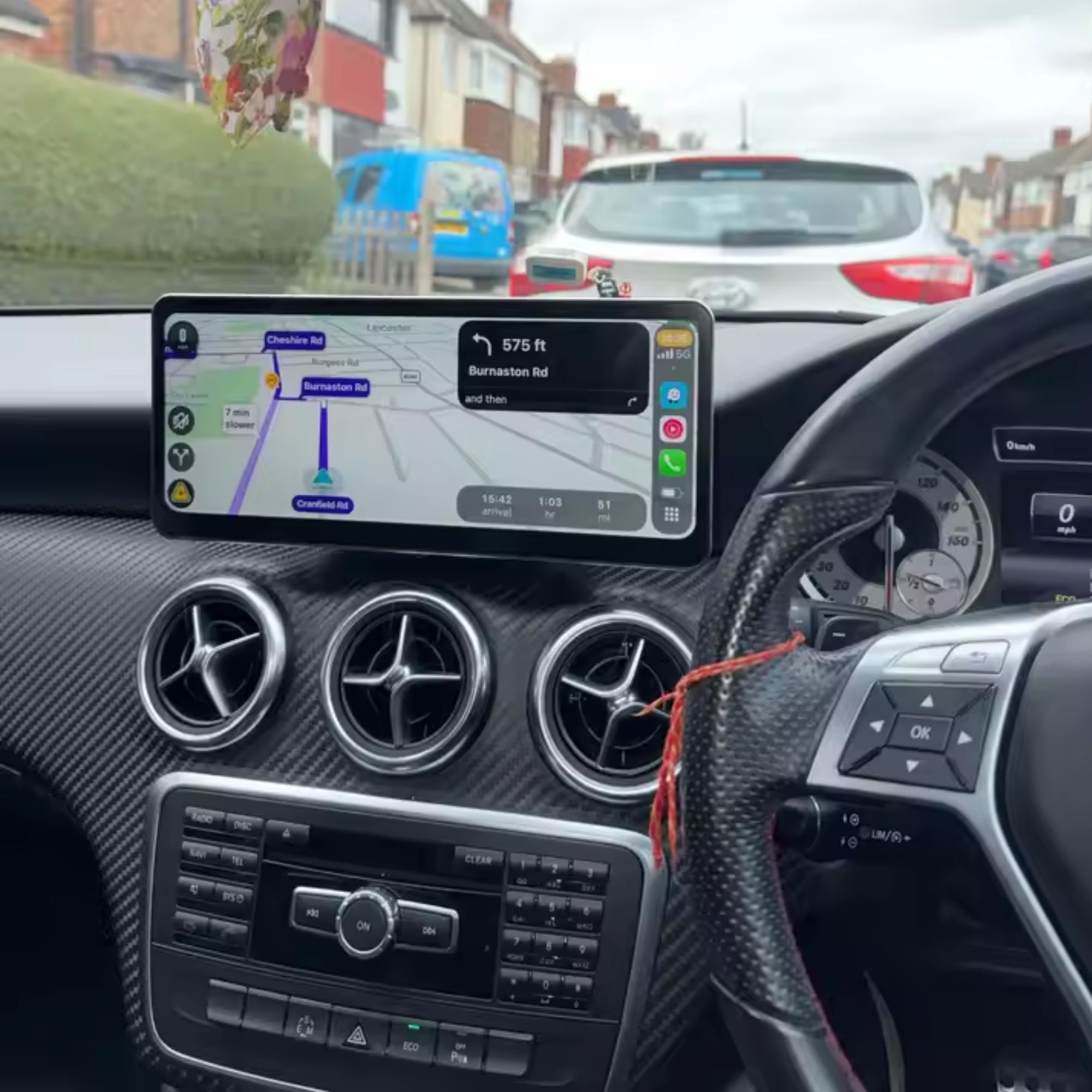 Mercedes Classe A/CLA/GLA | W176/C177/X156 | 12.3" Display Touchscreen Apple CarPlay/Android Auto | (2013-2018)