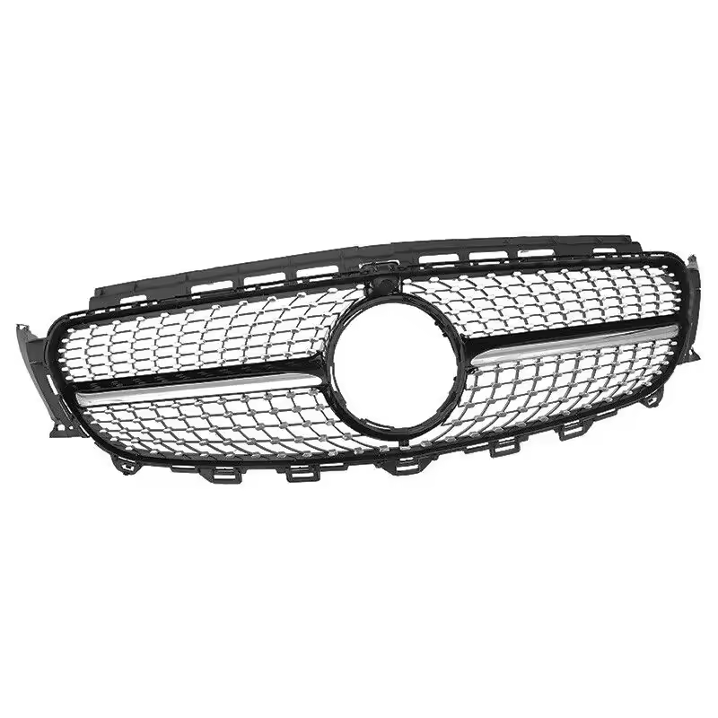 Mercedes Classe E W213 Griglia Stile Diamante Nero Lucido Cromo (2016-2020)