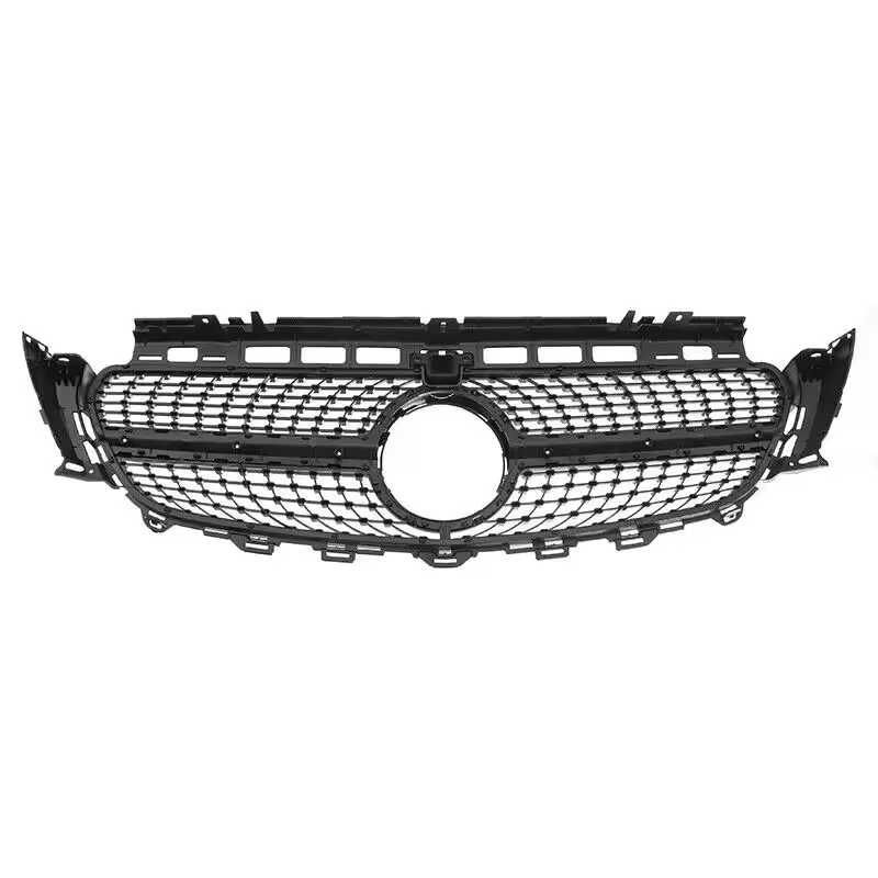 Mercedes Classe E W213 Griglia Stile Diamante Nero Lucido Cromo (2016-2020)
