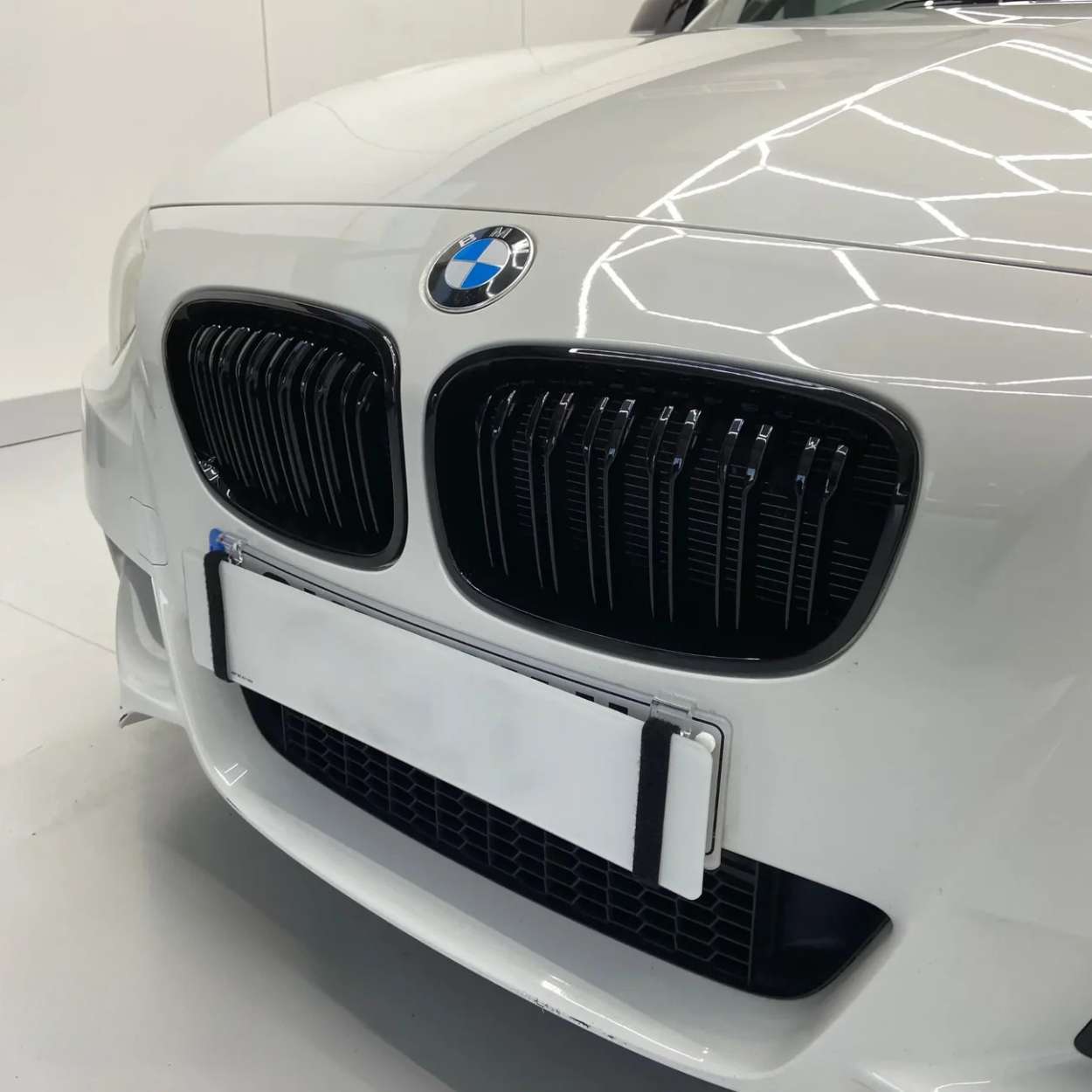 BMW Serie 1 Pre-LCI Griglia Anteriore Doppia Barra Nero Lucido F20 F21 (2011-2014)