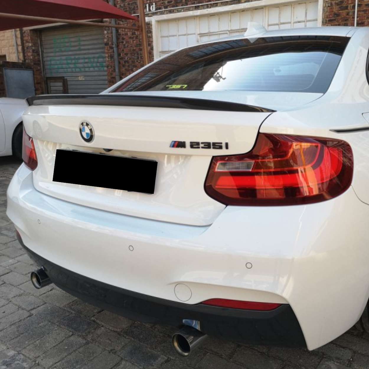 BMW Serie 2 F22 / M2 F87 Spoiler Posteriore MP Stile Nero Lucido (2014-2021)
