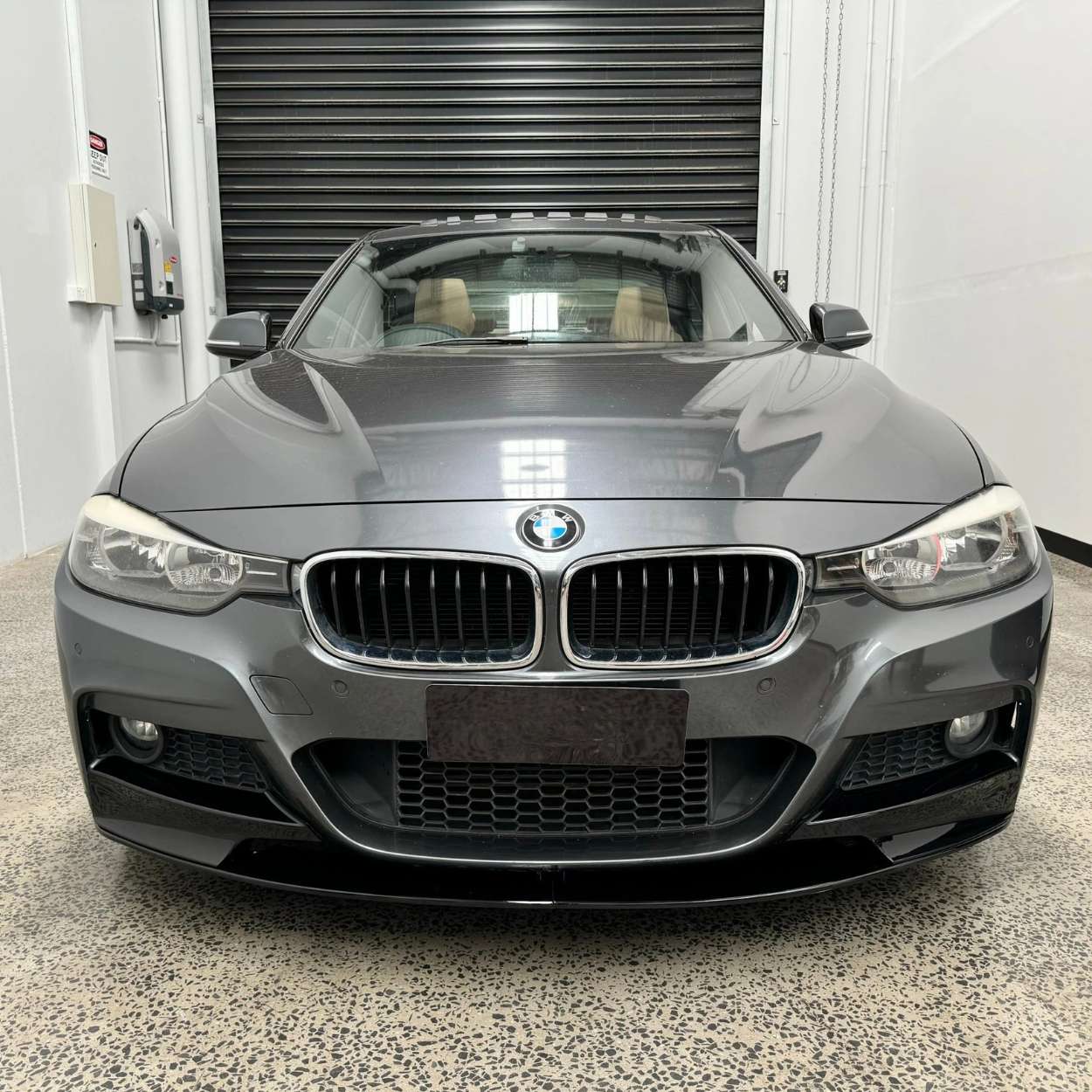 BMW Serie 3 F30 / F31 Stile MP Nero Lucido Lip Anteriore (2012-2019)