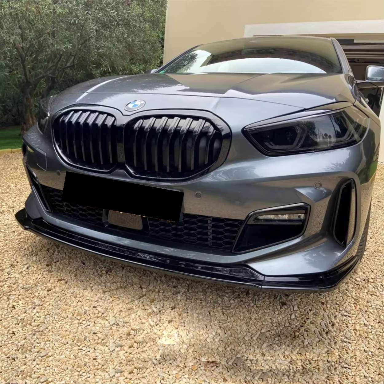 BMW Serie 1 F40 Lip Anteriore Nero Lucido (2019-2024)