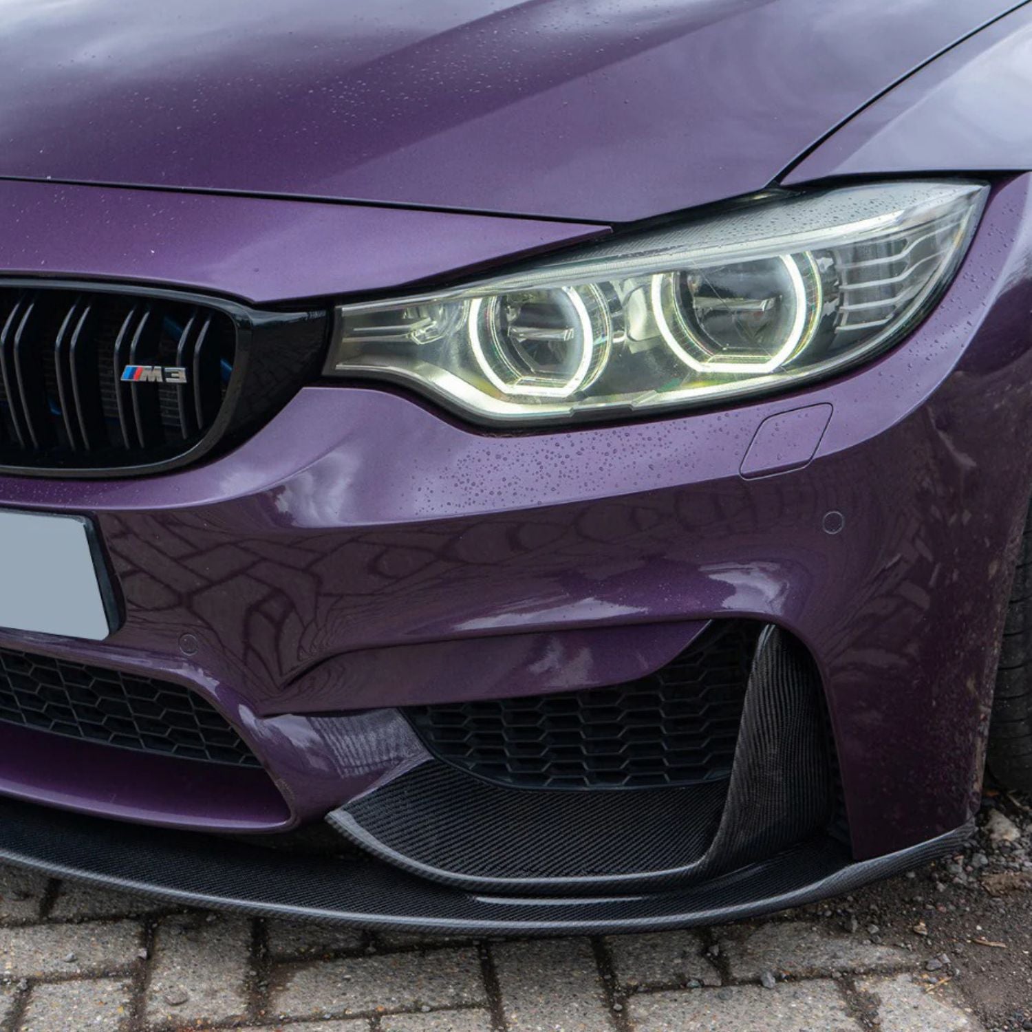 BMW M3 F80 / M4 F82 F83 Lip Anteriore in Carbonio Stile MP (2014-2019)