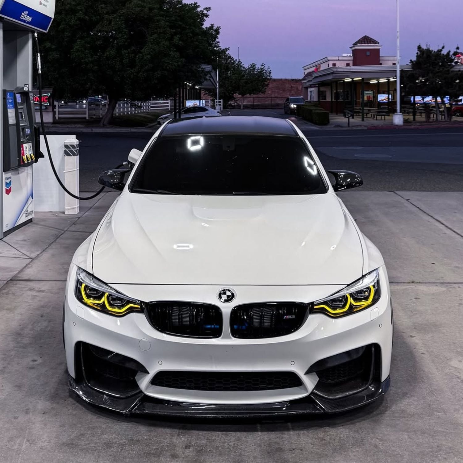 Set Modulo Luci LED DRL Gialle Stile CSL per BMW M3 & M4 (F80/F82/F83)