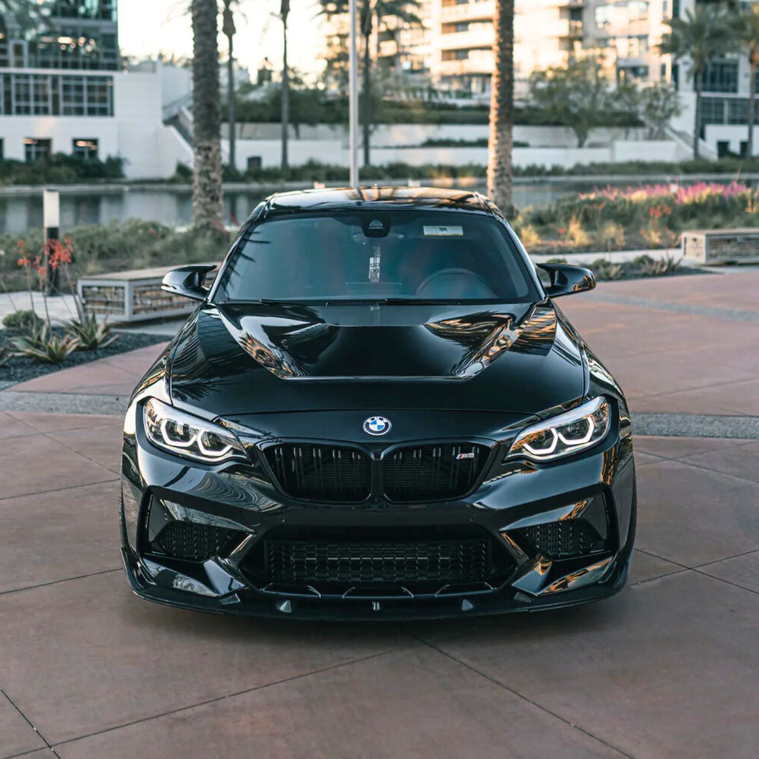BMW M2 F87 Lip Anteriore Paraurti in Carbonio Stile 3D (2015-2018)