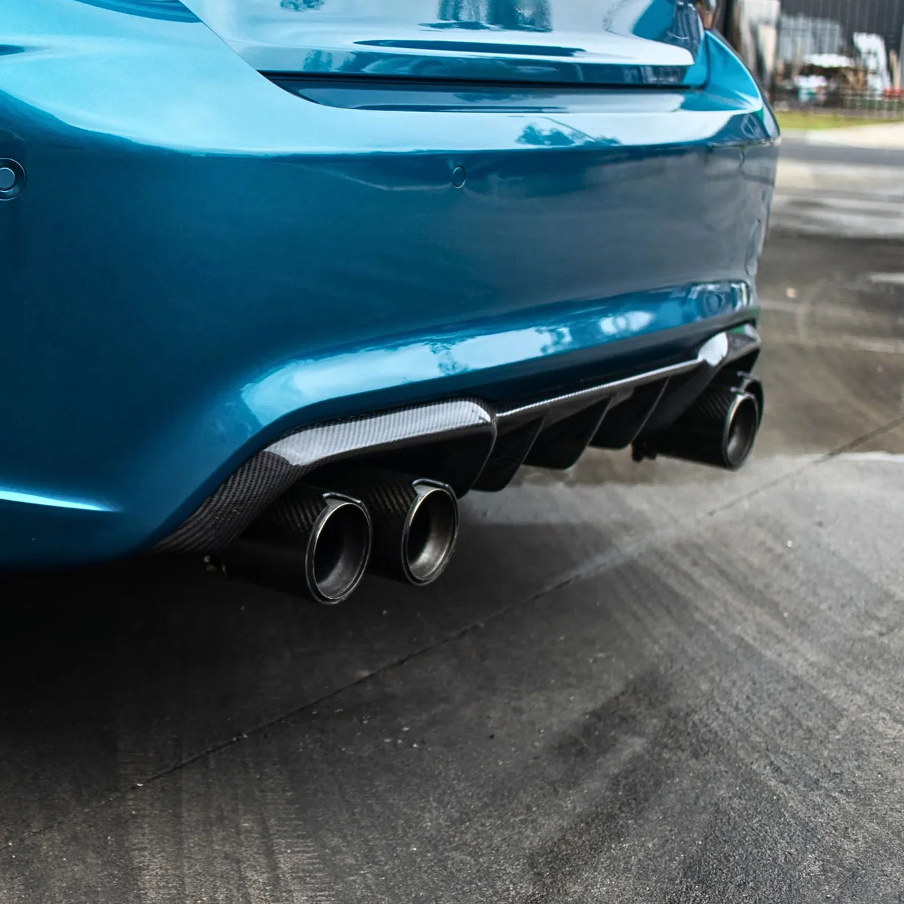 Diffusore in Carbonio Prepreg per BMW M2 F87 di OPTIC (2015-2021)