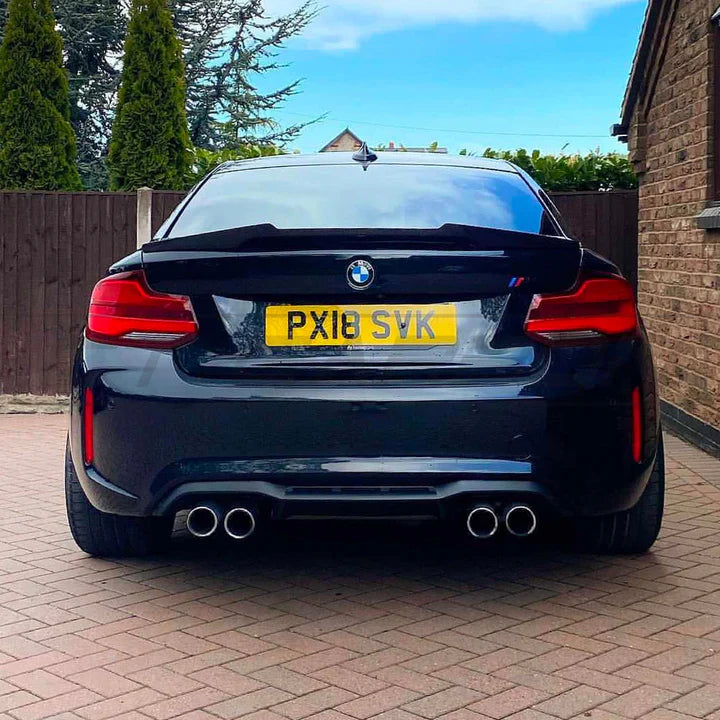 BMW 2 Series F22 / M2 F87 Pre-Preg Dry Carbon Fibre M4 Style Rear Spoiler By OPTIC (2014-2021)