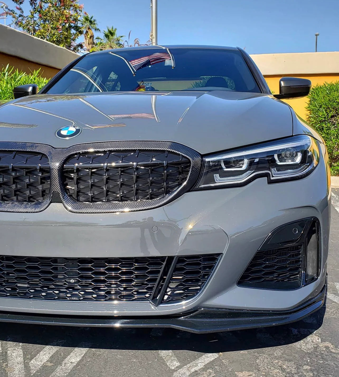 BMW Serie 3 G20/G21 LCI Griglia Diamante in Carbonio (2022+)