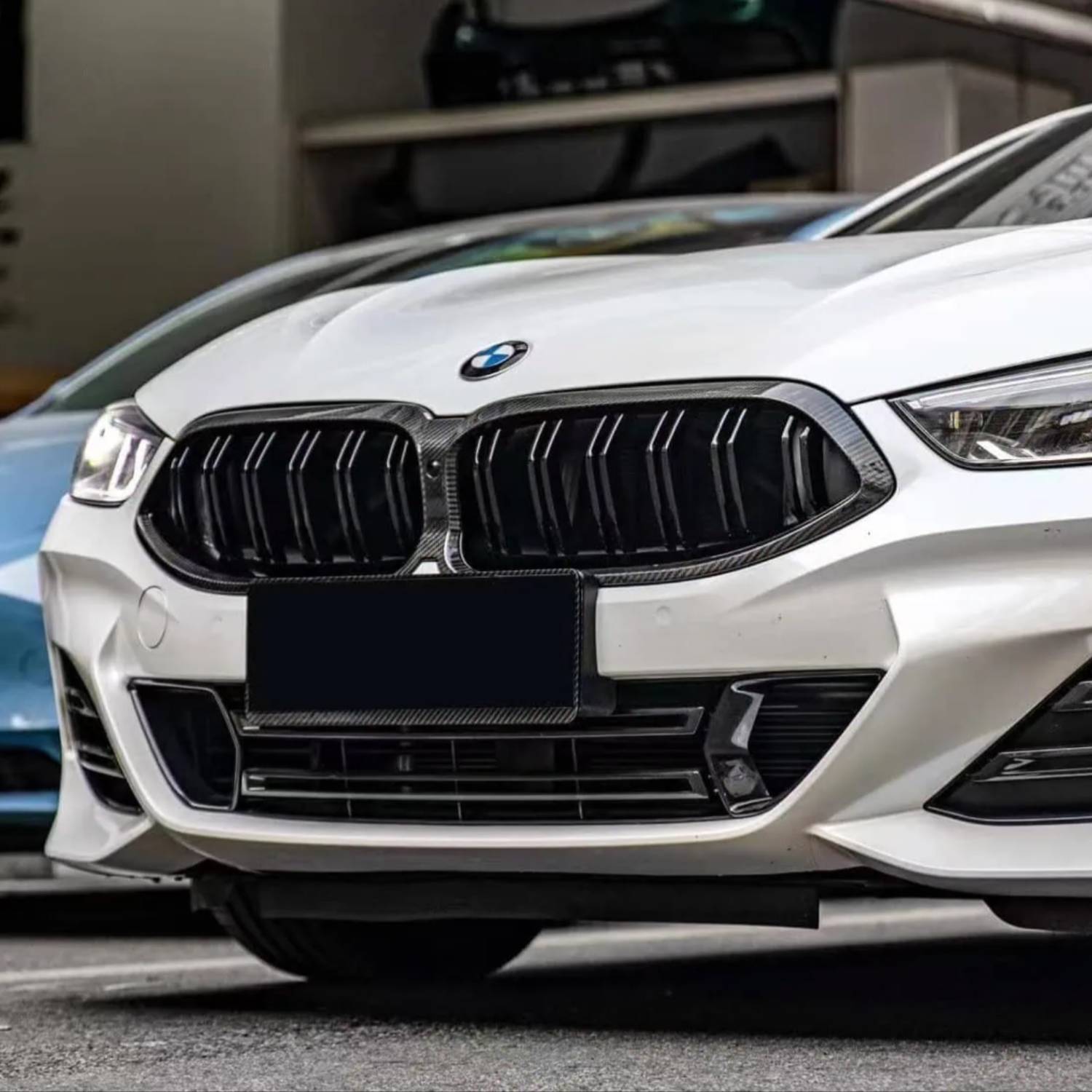 BMW 8 Series G14/G15/G16 | M8 F91/F92/F93 LCI Pre-Preg Dry Carbon Fibre Double Slat Grill (2023+)