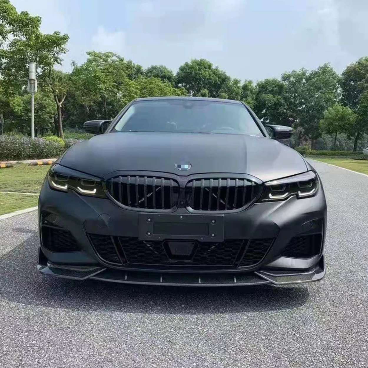 BMW Serie 3 G20/G21 M-Sport Lip Anteriore Carbonio Stile Fd (2019-2022)