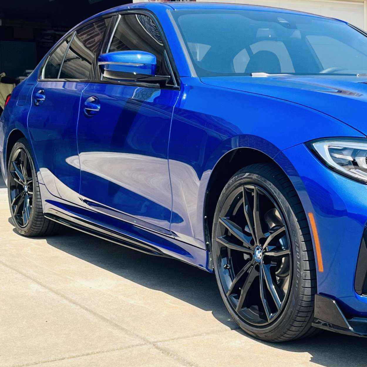 BMW Serie 3 G20 / G21 Minigonne Laterali Stile M Performance in Carbonio (2019+)