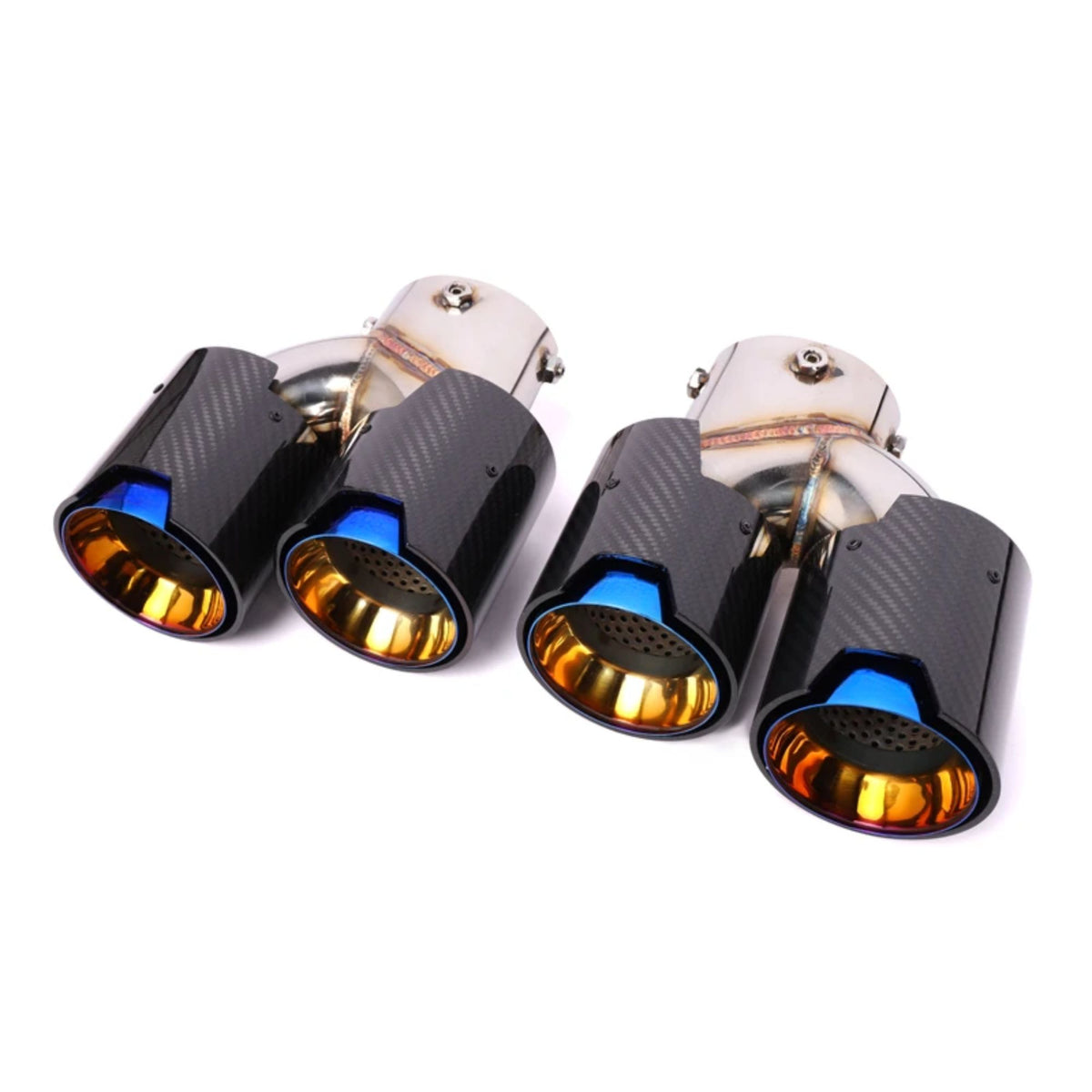 BMW Serie 2/3/4 | G42/G20/G22 | M240i/M340i/M440i Terminali di scarico quadrupli in carbonio