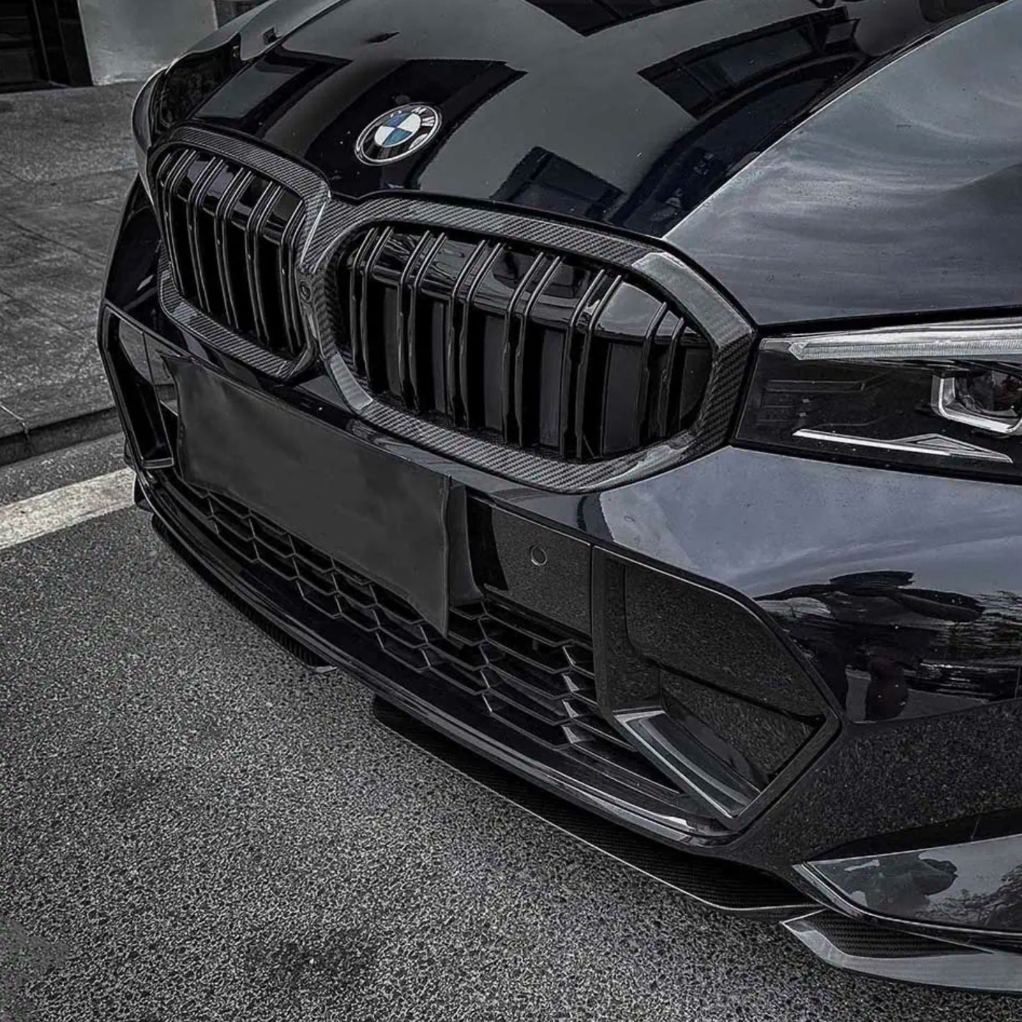 BMW Serie 3 G20/G21 LCI Griglia Doppia Barra in Carbonio (2022+)