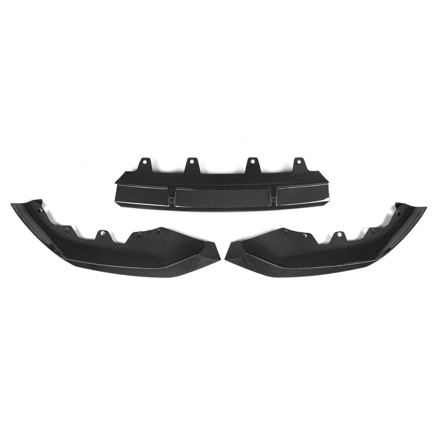 BMW Serie 5 G30 LCI M-Sport Lip Anteriore in Carbonio Prepreg Stile Mp di OPTIC (2021-2023)