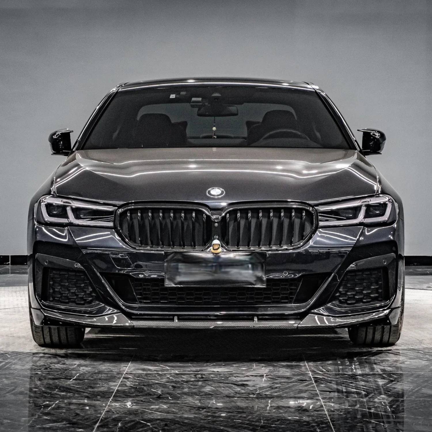 BMW Serie 5 G30 LCI M-Sport Lip Anteriore in Carbonio Prepreg Stile Mp di OPTIC (2021-2023)