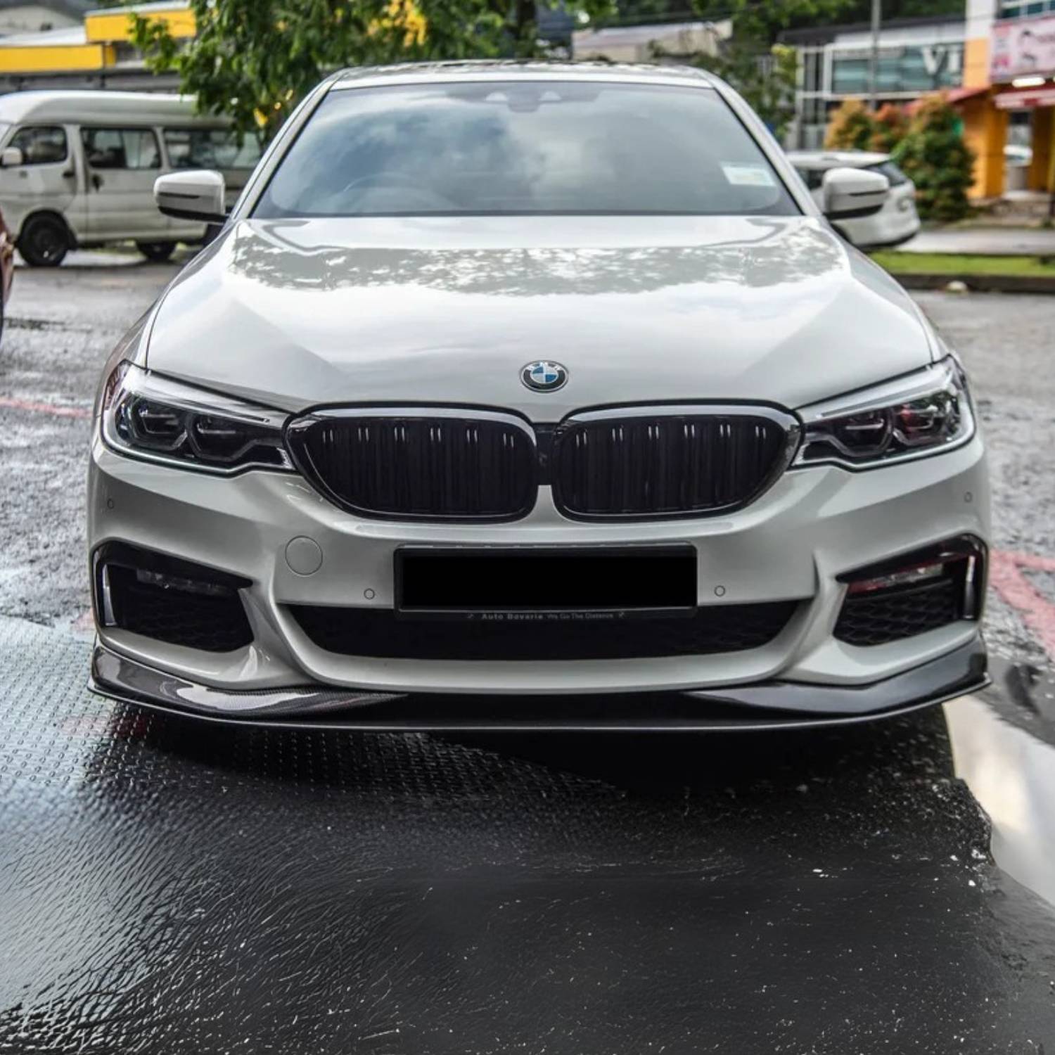 BMW Serie 5 G30 M-Sport Lip Anteriore in Carbonio Stile Ac (2017-2020)