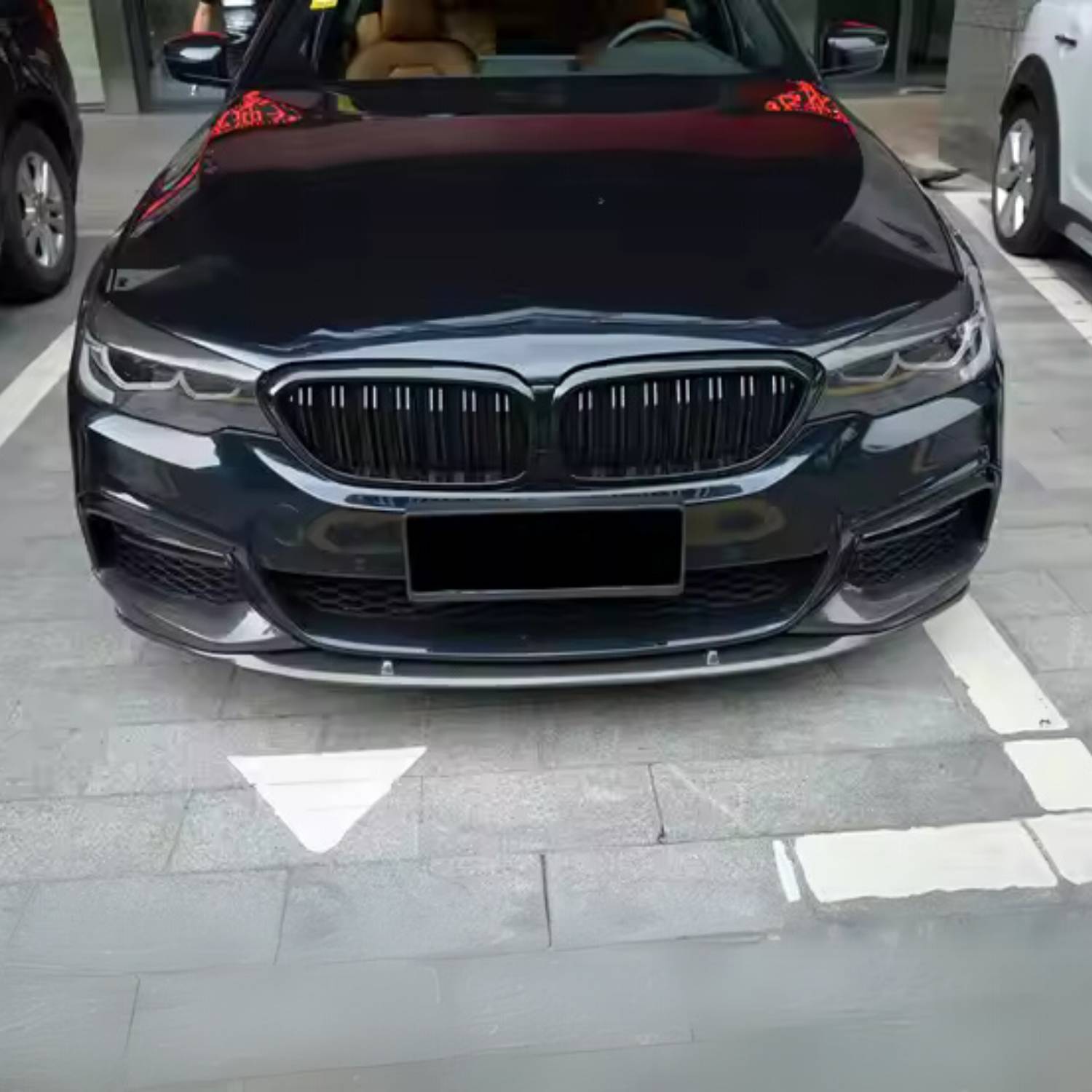 BMW Serie 5 G30 M-Sport Lip Anteriore in Carbonio Stile Mp (2017-2020)