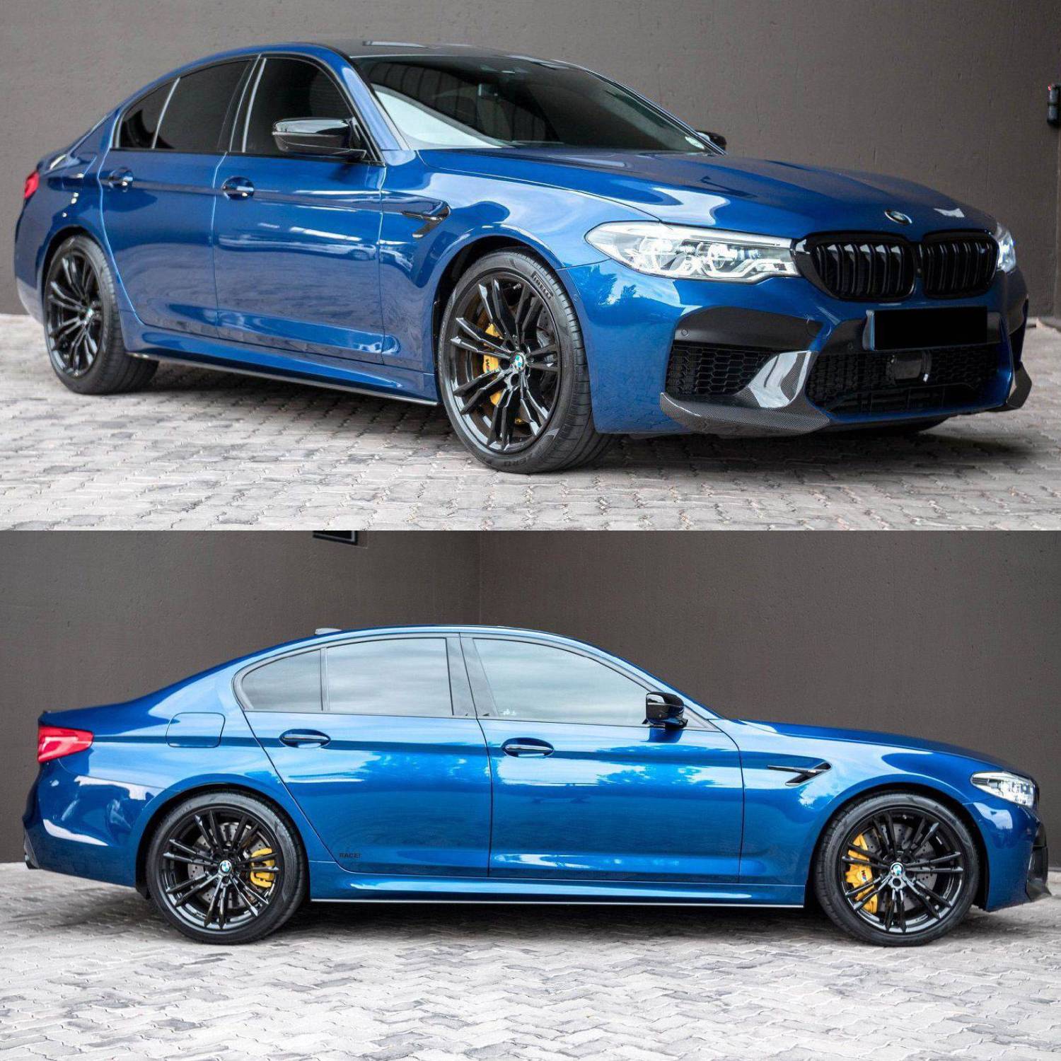 BMW Serie 5 G30 G31 & M5 F90 Minigonne Laterali Stile Mp in Carbonio Prepreg Secco di OPTIC (2017-2023)