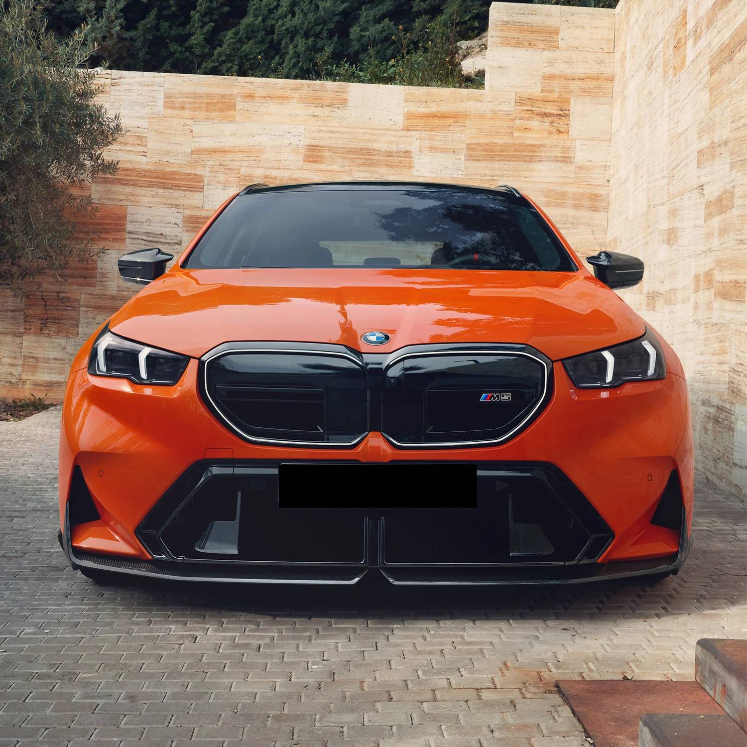 BMW Serie 5 G60/G61/G70 & M5 G90/G99 Calotte Specchietti M-Style Nero Lucido (2024+)