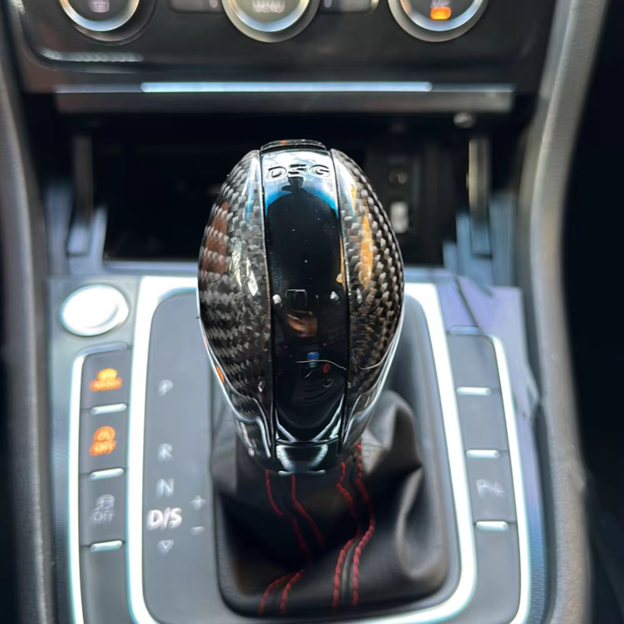 Selettore del Cambio DSG in Carbonio per VW Golf Polo Scirocco