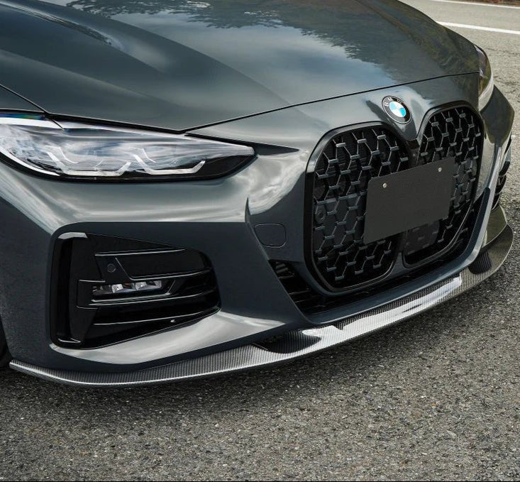 BMW Serie 4 G22 G23 M Sport Lip Anteriore Carbonio 3D Stile (2020+)