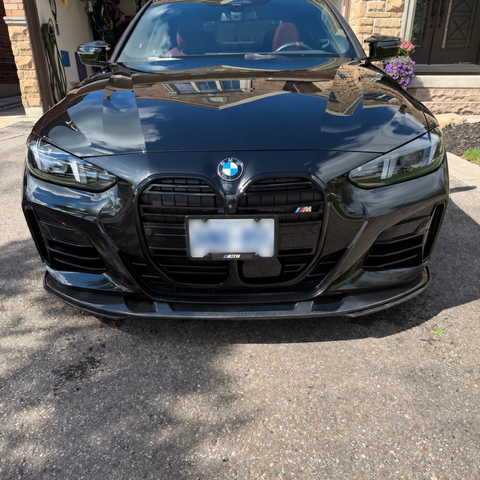 BMW Serie 4 G22 G23 M Sport Lip Anteriore Carbonio 3D Stile (2020+)