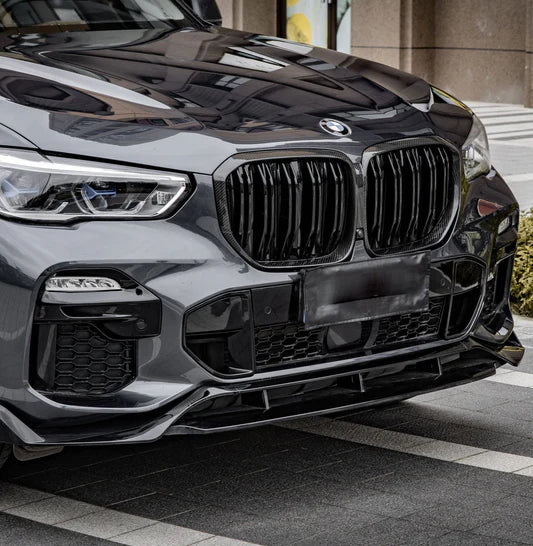 BMW X5 & X5M G05 F95 LCI Carbon Fibre Double Slat Front Grills (2023+)