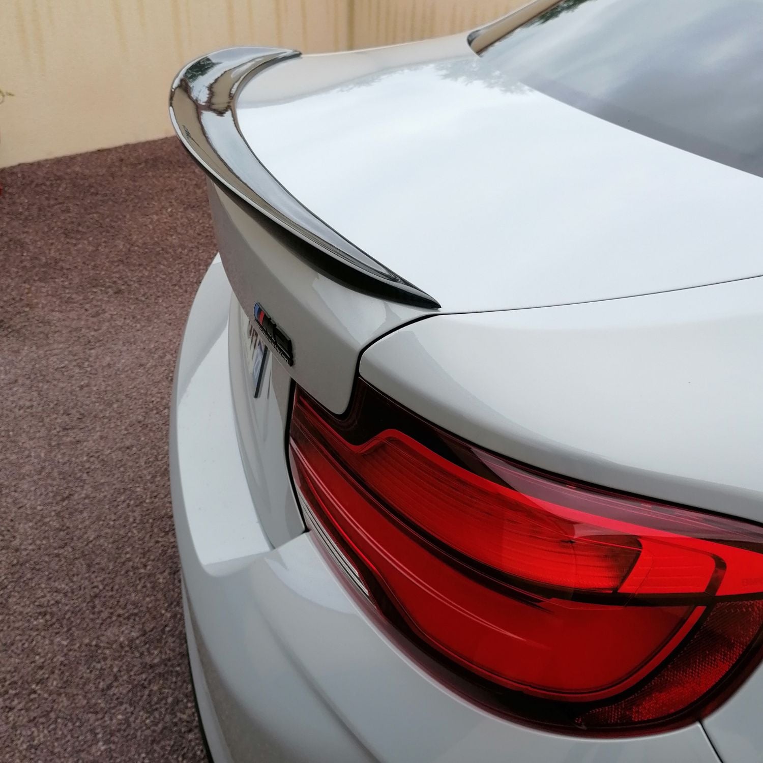 BMW Serie 2 & M2 F22 F87 Spoiler Posteriore Mp Stile in Carbonio Prepreg Nero Lucido di OPTIC (2014-2021)