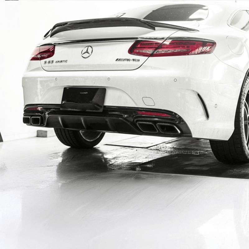 Mercedes S-Class C217/S63/S65 Spoiler Posteriore Stile B in Carbonio Prepreg (2015-2020)