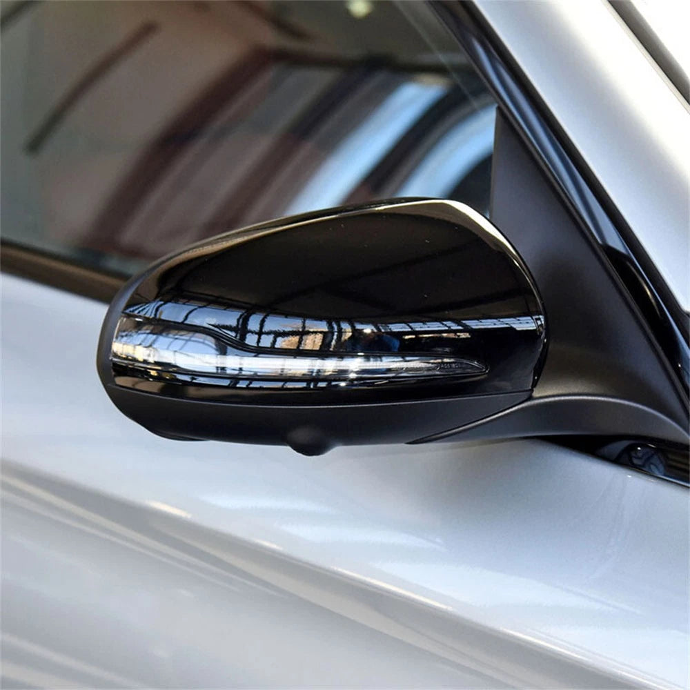 Mercedes S-Class C217 Gloss Black Mirror Covers (2013-2017)