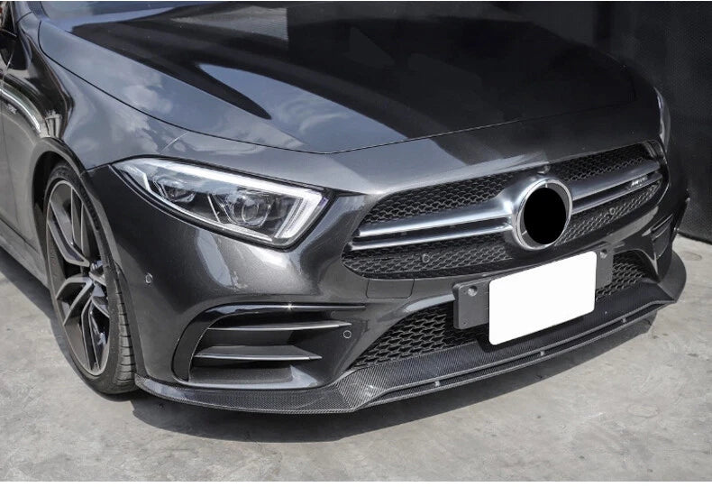 Mercedes CLS C257 Stile AMG Lip Anteriore in Carbonio (2018-2021)