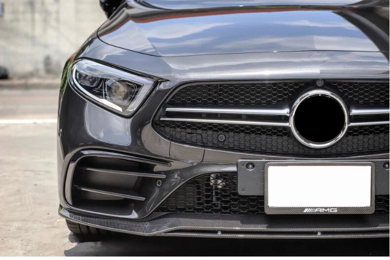 Mercedes CLS C257 Stile AMG Lip Anteriore in Carbonio (2018-2021)