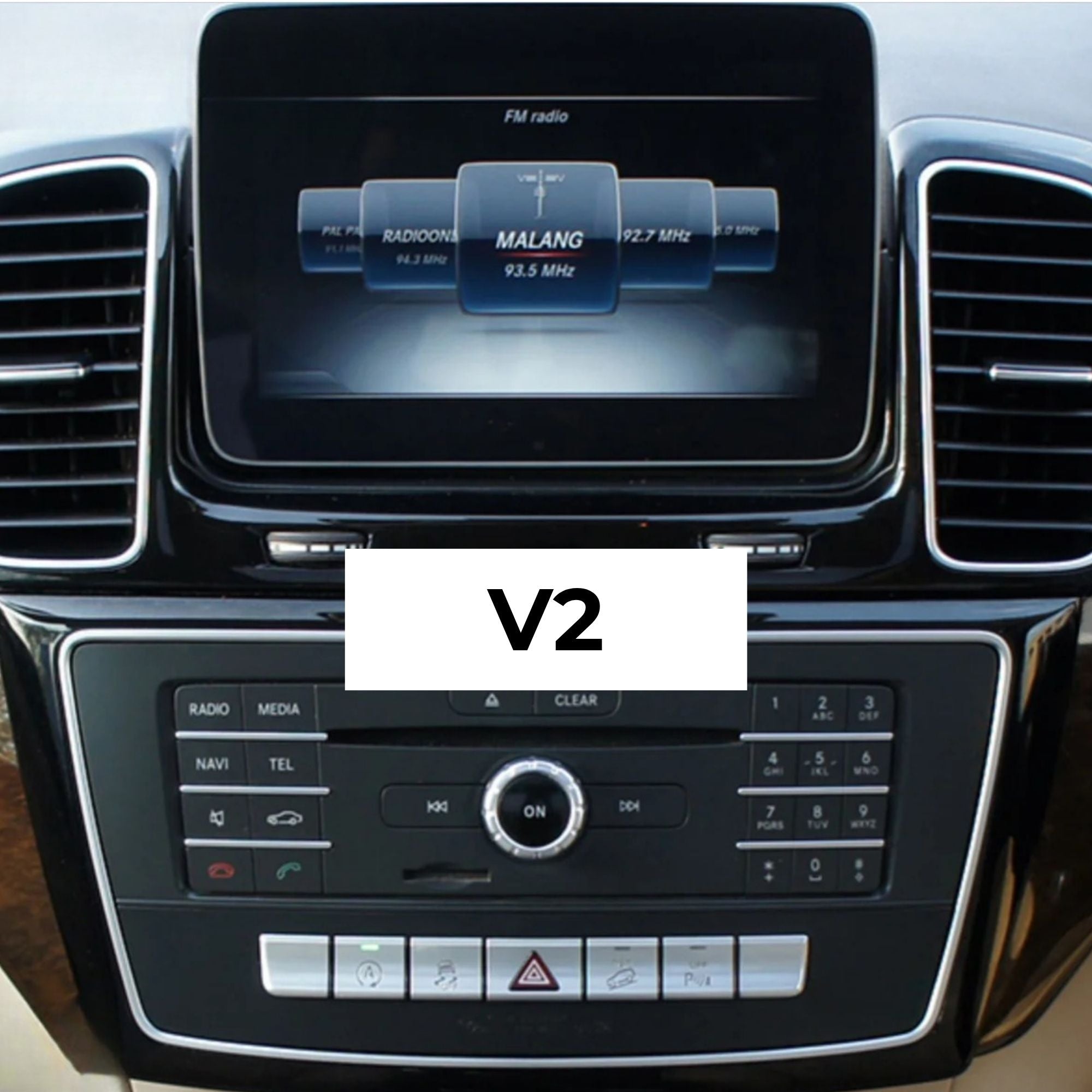 Mercedes Classe GL/ML/GLE/GLS | X166 | 12.3" Display Touchscreen Apple CarPlay/Android Auto | (2011-2019)