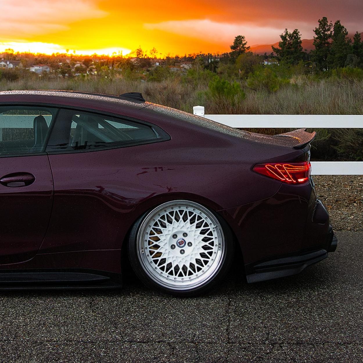 BMW Serie 4 G22 / M4 G82 Spoiler Posteriore Ducktail Stile Psm in Carbonio Prepreg by OPTIC (2020+)