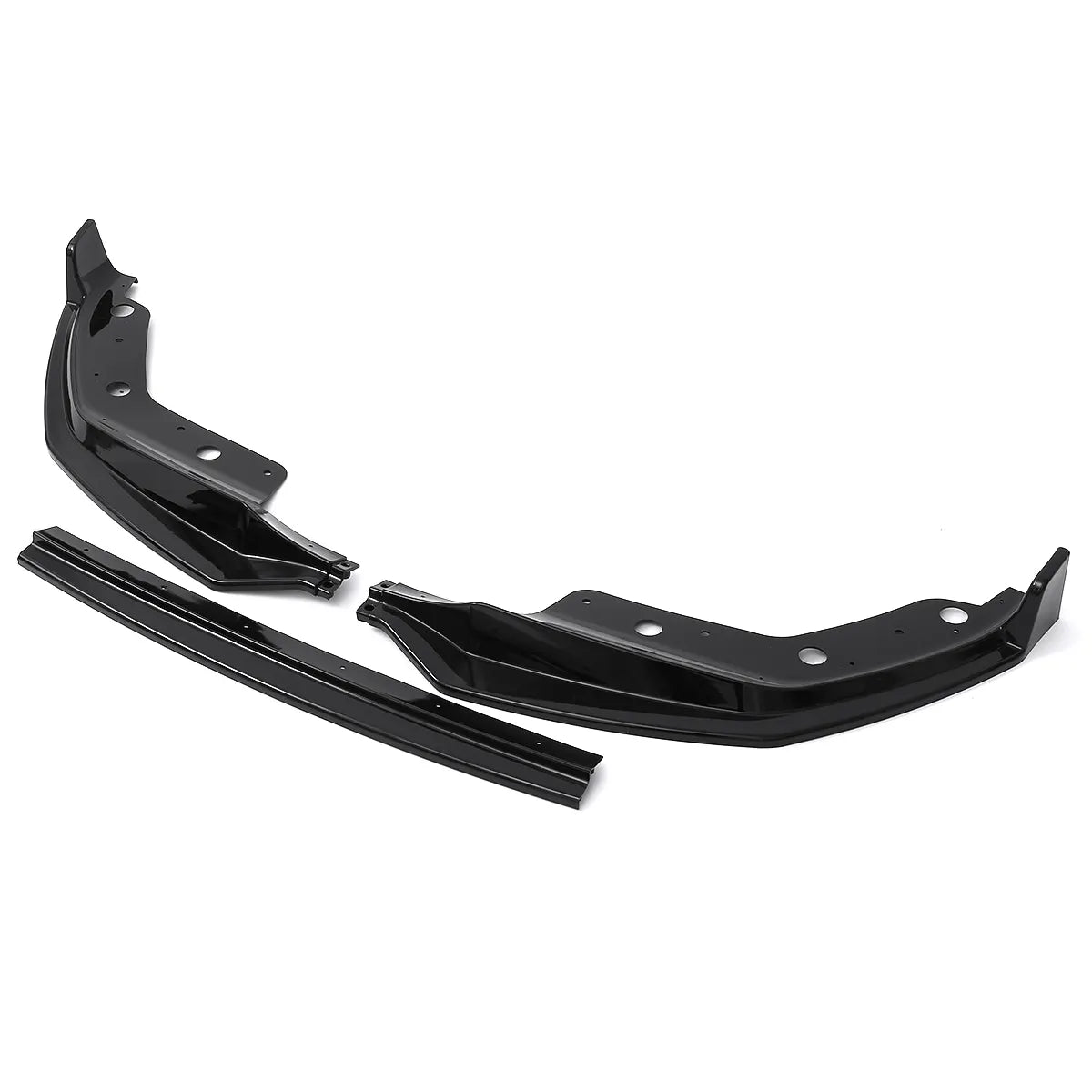 BMW 8 Series G14 G15 G16 M-Sport Gloss Black Front Lip Splitter (2018+)