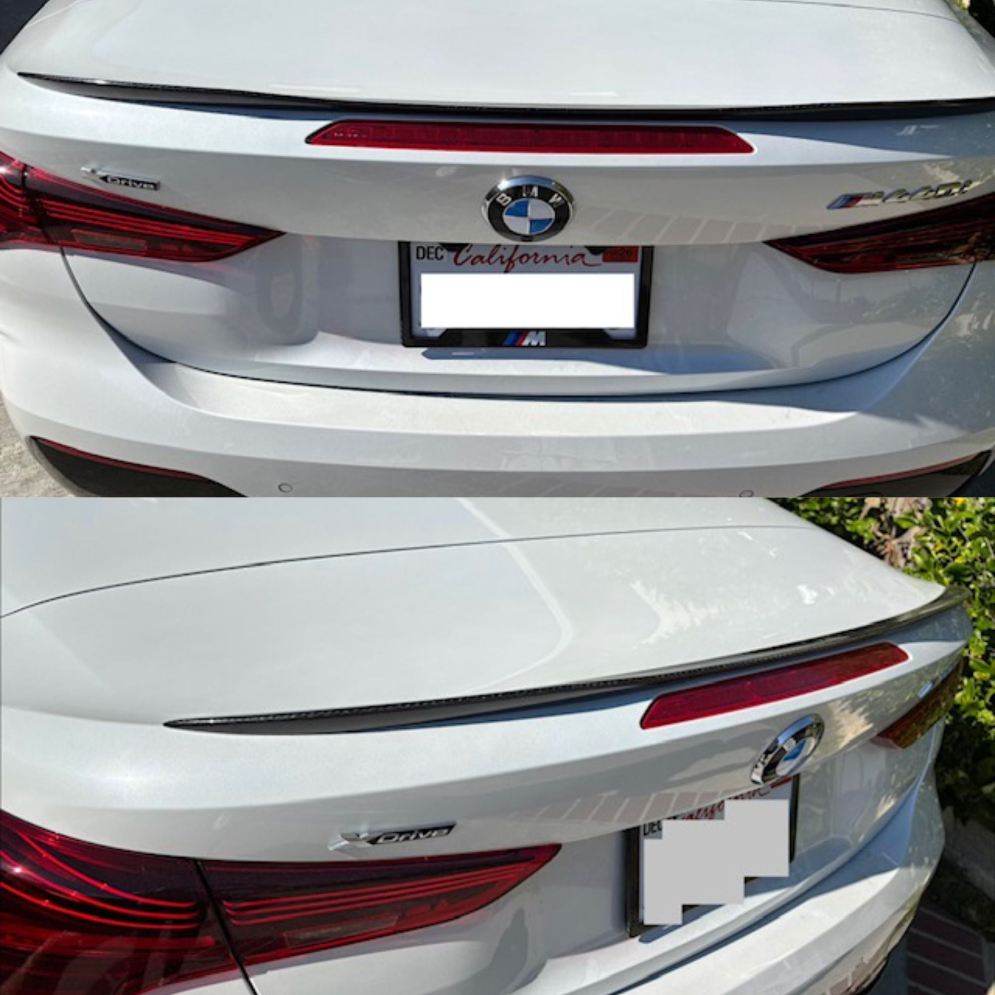 BMW Serie 4 G23 / M4 G83 Cabrio Spoiler Posteriore Stile MP in Carbonio Prepreg Secco di OPTIC (2020-2024)