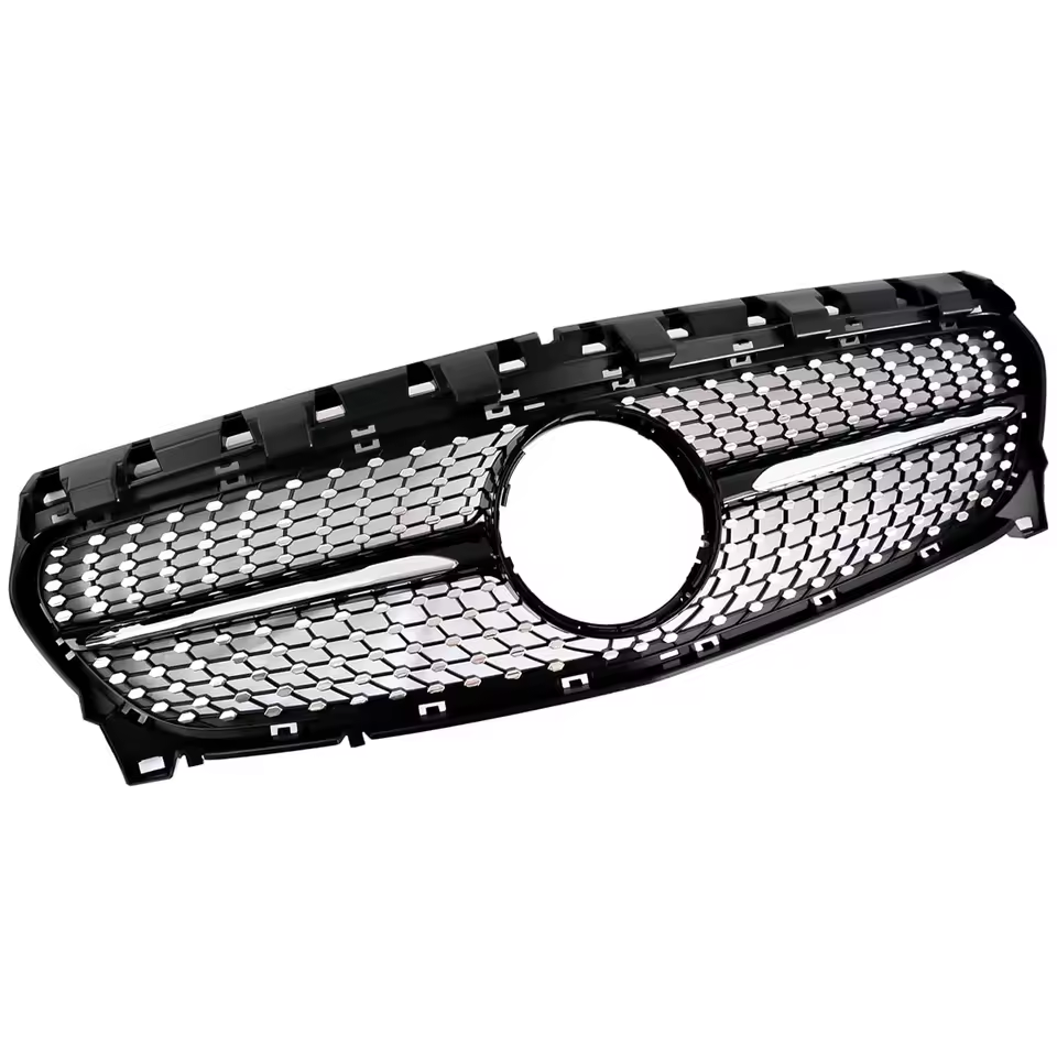Mercedes Classe A W176 Griglia Stile Diamante Nero Lucido (2012-2015)