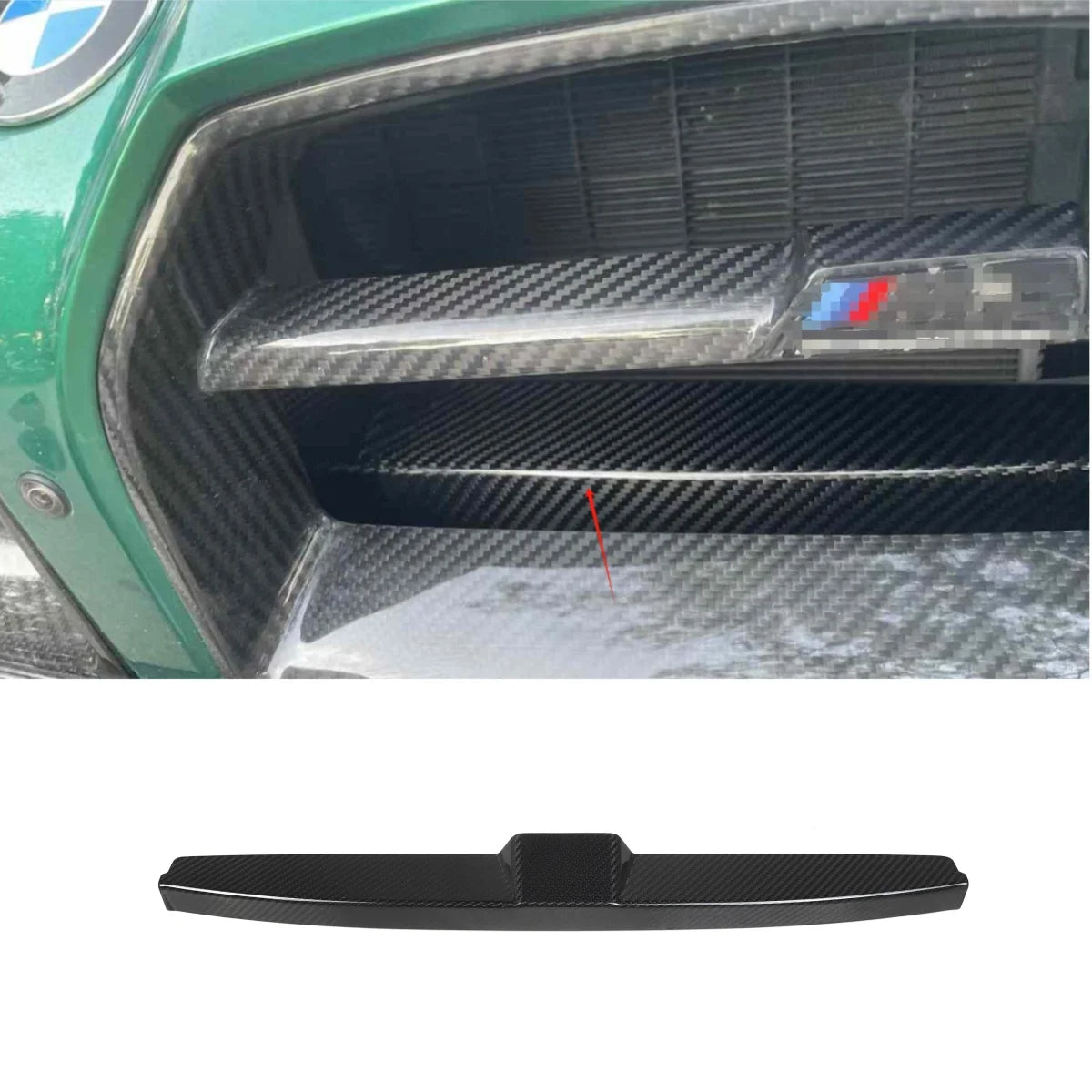 Copertura Barra Antiurto Anteriore in Carbonio per BMW M3 / M4 G80/G81/G82/G83 (2021+)