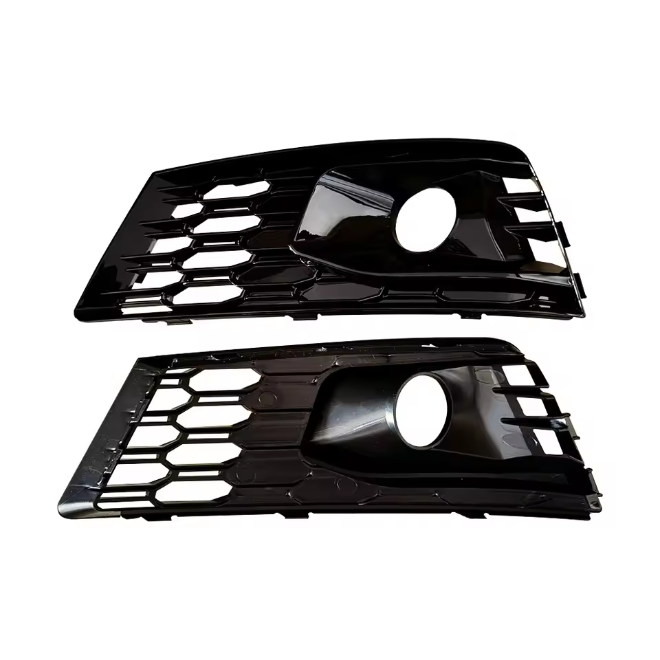 Audi A4/S4 B9 Griglie Fendinebbia Nero Lucido con Fori (2016-2019)