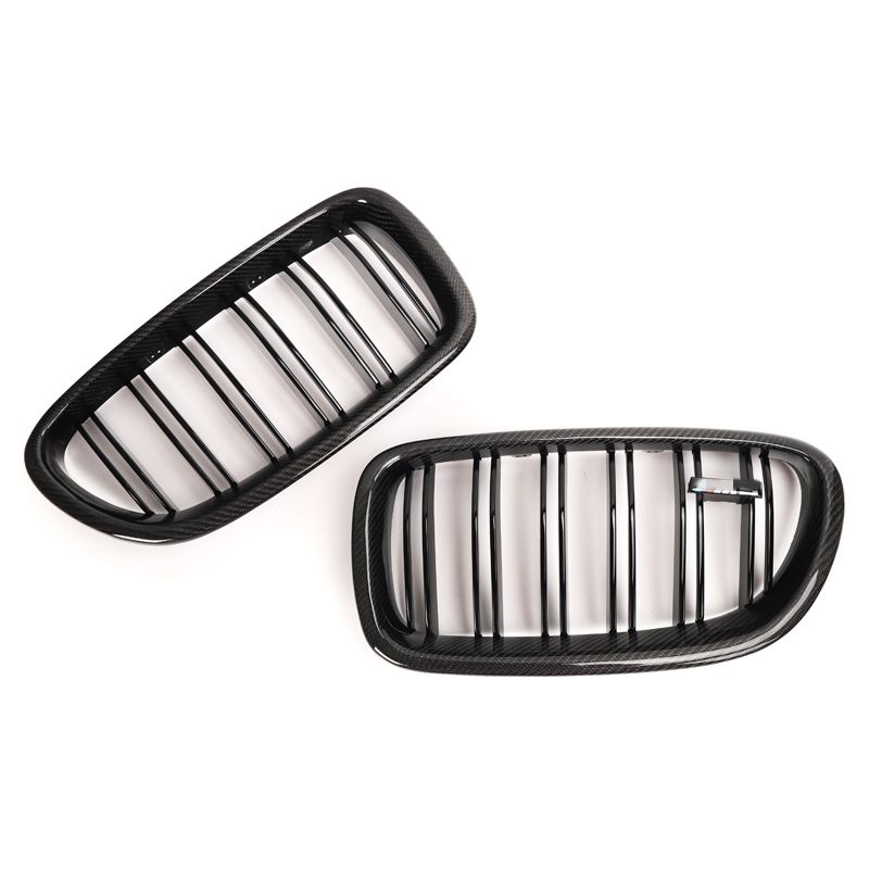 BMW Serie 5 / M5 F10/F11 Griglie Anteriori Doppia Barra in Carbonio (2010-2017)