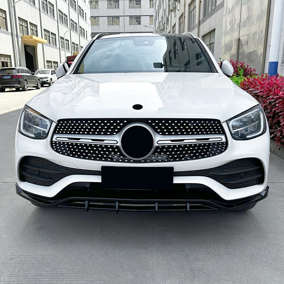 Mercedes GLC X253/C253 Facelift Lip Anteriore Nero Lucido (2020-2022)