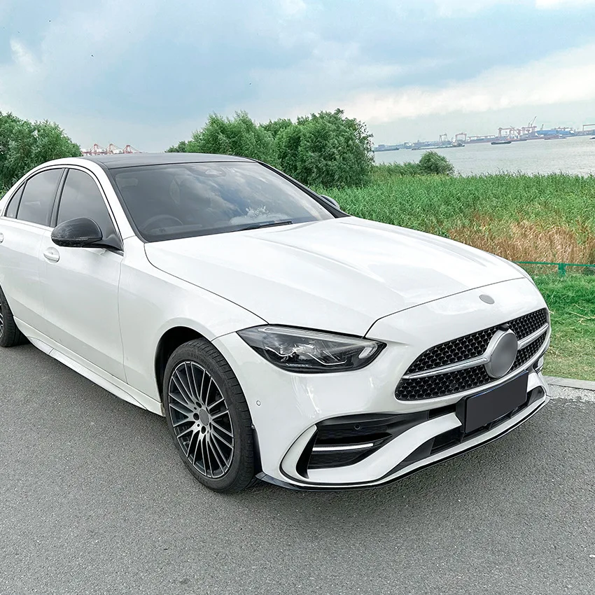 Mercedes Classe C W206 Stile AMG Nero Lucido Lip Anteriore (2022+)
